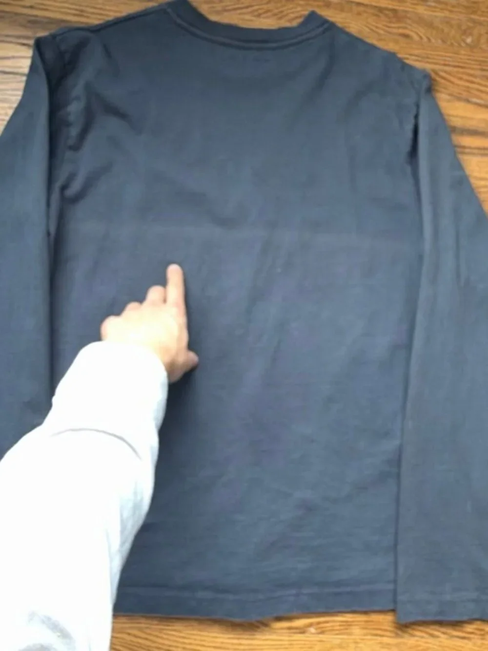 Acne Studios Spiral Graphic Crewneck Sweatshirt Navy S